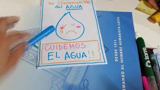 DÍPTICO CONTAMINACIÓN DEL AGUA [upl. by Martella]