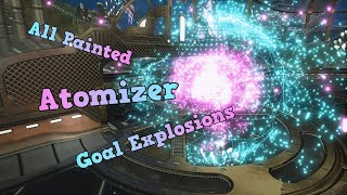 All Painted Atomizer Goal Explosions  Rocket League [upl. by Osicran]