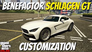 Benefactor Schlagen GT Customization  GTA Online [upl. by Newbold]