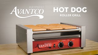 Avantco Hot Dog Roller Grills [upl. by Ihab]