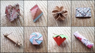 8 Cute Gift Wrapping Ideas Small Items  DIY Gift Boxes  MONEY ENVELOPE  Paper Crafts  ORIGAMI [upl. by Av]