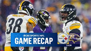 Steelers outlast Ravens boost playoff chances  Game Recap  CBS Sports [upl. by Teleya]