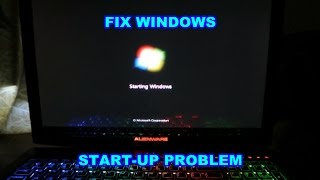 FIXING WINDOWS 7 NO STARTUP PROBLEM [upl. by Dulcia]