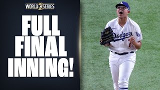 Full Final Inning of World Series Game 6 as Dodgers try to win 2020 World Series [upl. by Catima]