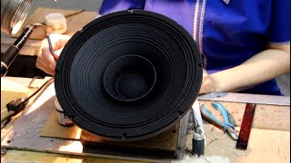 how to make fullrange loudspeaker in Russia  diy speaker [upl. by Dinnie]