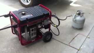 Propane conversion for Generator Tri fuel kit [upl. by Aryamoy285]