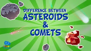 What’s the difference between asteroids and comets☄  Educational Videos for Kids [upl. by Yann]