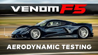 Hennessey Venom F5 Aerodynamic Testing [upl. by Denison174]