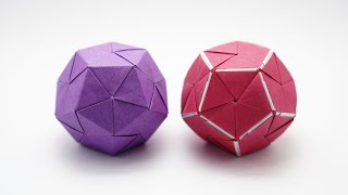 ORIGAMI DODECAHEDRON Jo Nakashima [upl. by Zebe]