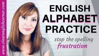 How to Say English Letters American English Alphabet Pronunciation [upl. by Woodberry]