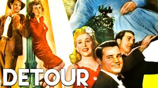 Detour  Classic Drama Movie  Crime  FilmNoir  Full Movie English [upl. by Urita439]