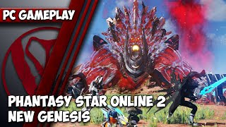 Phantasy Star Online 2 New Genesis Gameplay PC  1440p HD  Max Settings [upl. by Nomar]