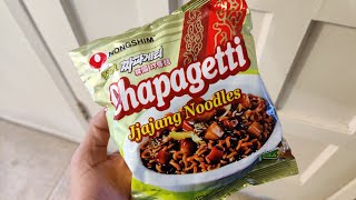 Nongshim Chapagetti Jjajang Noodles Review [upl. by Darrel]