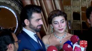 Farhan Saeed and Urwa Hocanes reception in Lahore 19122016  92NewsHD [upl. by Eissat]