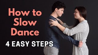 How to Slow Dance for Wedding  4 Easy Steps for Beginners [upl. by Delamare]