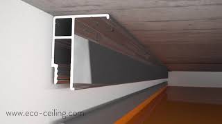 Stretch Ceiling Installation and Benefits  ECO CEILING [upl. by Trebor238]