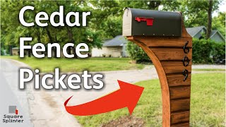 Bent Lamination Cedar Mailbox Post [upl. by Robison]