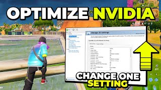 2025 BEST NVIDIA Control Panel Settings For GAMING amp Performance [upl. by Debbie]