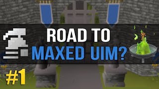 OSRS Ultimate Ironman Road to Max 1  Lets See How This Goes [upl. by Llenhoj]