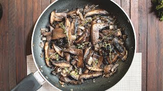 How to Saute Portobello Mushrooms [upl. by Alohs585]