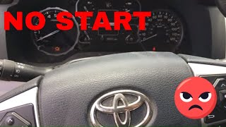 TOYOTA TUNDRA CRANKS BUT NO START [upl. by Ainoet357]