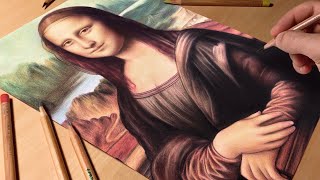 Drawing The Mona Lisa • Disegno La Gioconda [upl. by Benn]