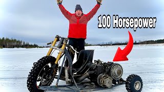 100 Horsepower Trike In FINLAND [upl. by Ahsienor]