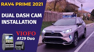 Hardwire Dash Cam Installation on my Toyota RAV4 Prime 2021  VIOFO A129 DUO [upl. by Haggerty]