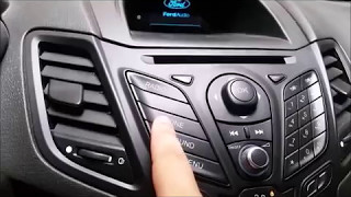 How To Enter Ford Fiesta Radio Code [upl. by Nitsug]