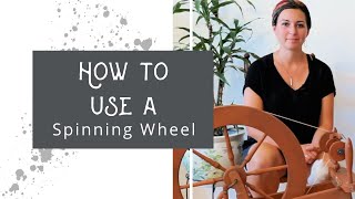 How to Use a Spinning wheel [upl. by Naitsyrk]