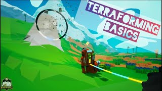 Terraforming basics  Terrain Tool in Astroneer [upl. by Uht]