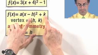 Identifying the Vertex and Axis of Symmetry [upl. by Jaynes765]