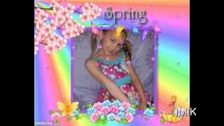 IMIKIMI Animated SPRING Photo Frames by Photo Fun Art [upl. by Klos]