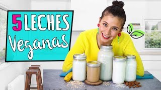 5 LECHES VEGANAS🥛Yovana [upl. by Lucania447]