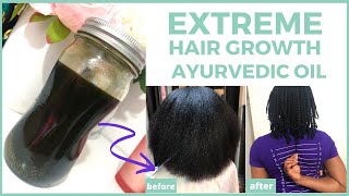 EXTREME HAIR GROWTH  DIY Ayurvedic Growth Oil ft Moringa Amla and Fenugreek Seeds [upl. by Sackville]