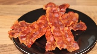 Bacon In Der Mikrowelle  Trick Für Den Perfekten Bacon  Kochnoob [upl. by Quincey446]