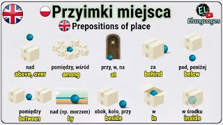 Przyimki miejsca po angielsku NA W POD PRZY ZA  Prepositions of place in English [upl. by Nayra655]