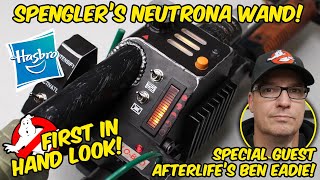 Hasbro Spenglers Neutrona Wand in hand review  interview with Ghostbusters Afterlifes Ben Eadie [upl. by Entirb]