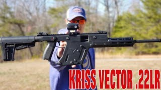 KRISS VECTOR 22LR FULL REVIEW [upl. by Erida]