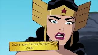 Wonder Woman all transformation in cartoons full 1972  2017 [upl. by Grayce]