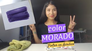 Cómo hacer color MORADO Super facil [upl. by Edgar]