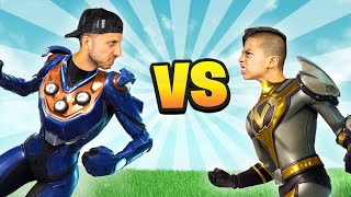 DAD Vs SON 1v1 Fortnite WINNER GETS PRIZE  Royalty Gaming [upl. by Ahron918]