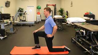 Kneeling hip flexor stretch [upl. by Vihs]