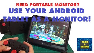 Use your Tablet as a Monitor  Tech amp Things [upl. by Antrim]