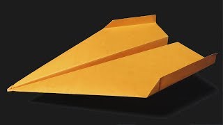 como hacer un avión de papel fácil que vuela mucho y lejos paper airplane [upl. by Dragone480]