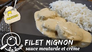 FILET MIGNON SAUCE MOUTARDE CREME 147 [upl. by Lazos]