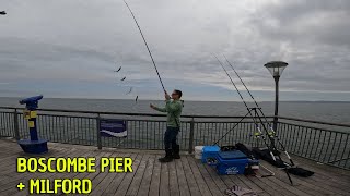 FISHING Boscombe Pier  Milford [upl. by Saxen]