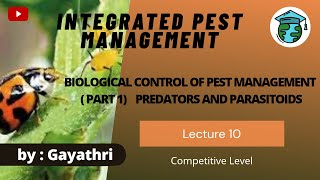 Biological pest control method under IPM • IPM lecture 10 • Go For Agriculture Online Education [upl. by Leimaj]