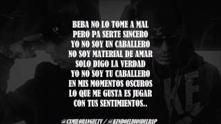 NO SOY UN CABALLERO LETRA  KENDO KAPONI FT YOMO [upl. by Tuhn]