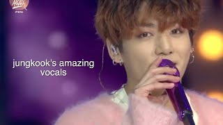 jungkooks amazing vocals [upl. by Alia91]